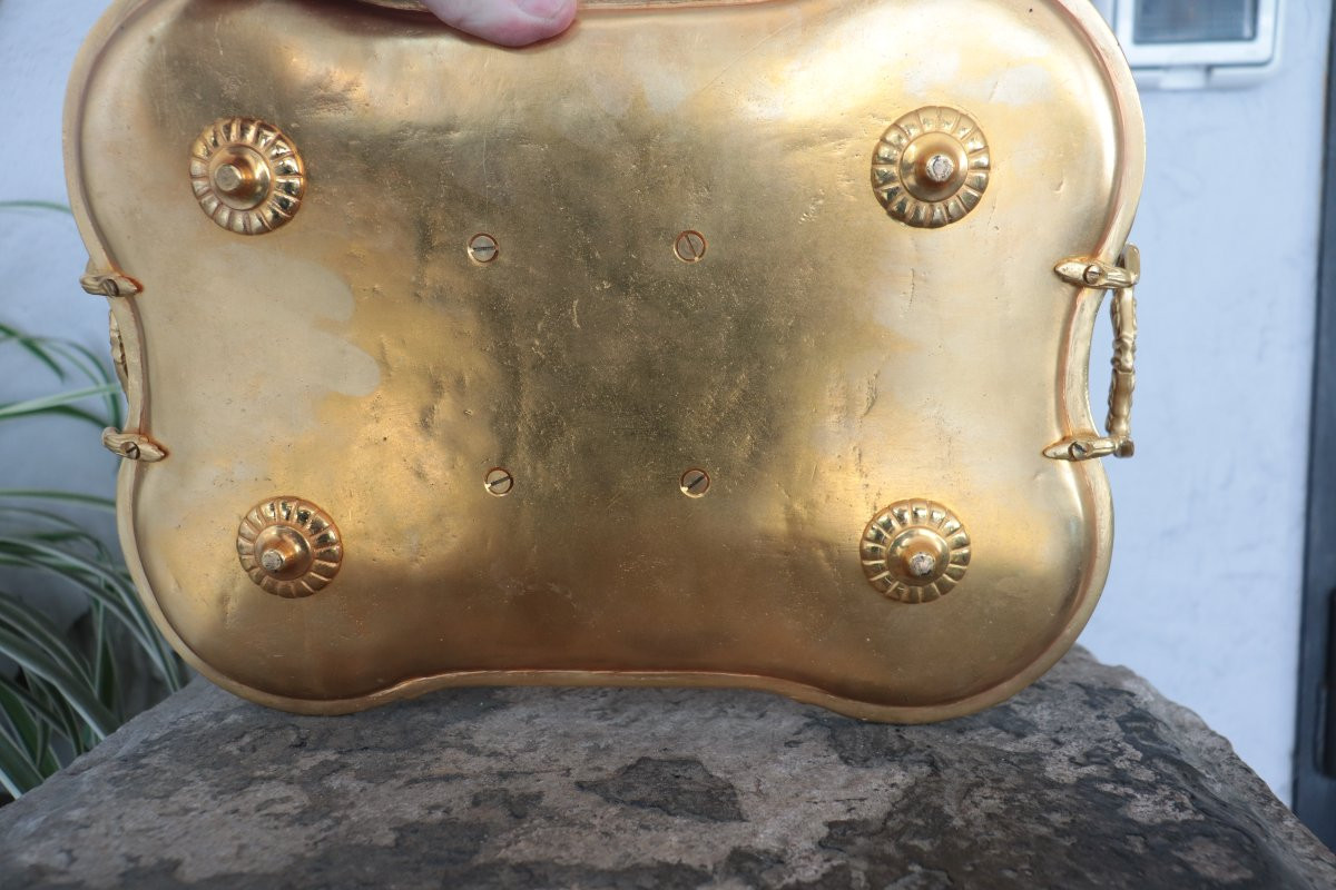 Calamaio in bronzo dorato, Napoleone III-photo-3