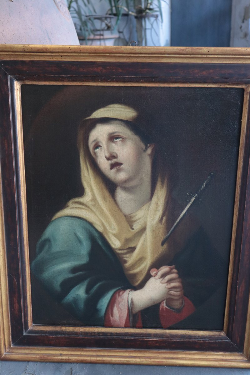 Dipinto Antico "mater dolorosa", Emilia, '700-photo-4