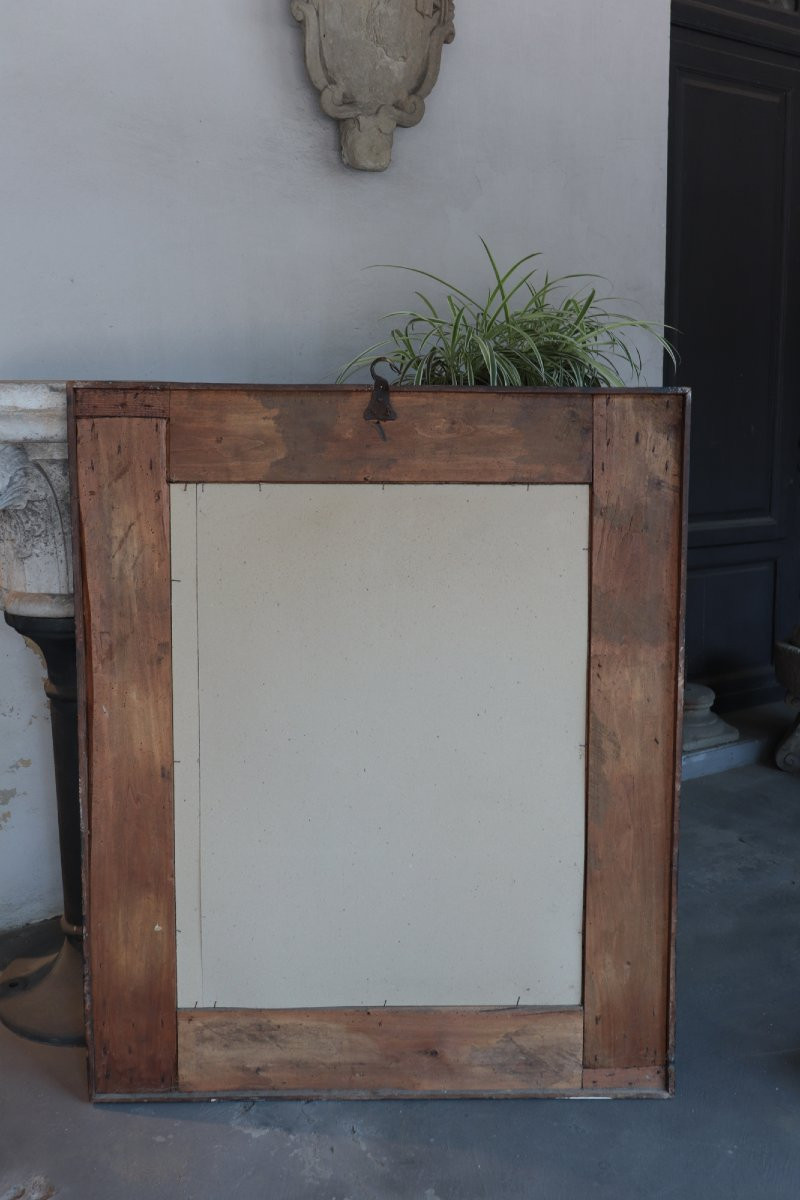 Specchiera nera con decori oro, Toscana, '600-photo-2
