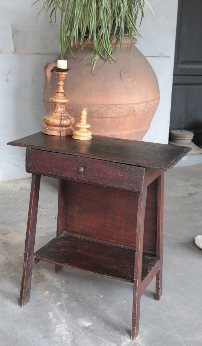 Tavolino Laccato Monastico, Toscana, '700-photo-2