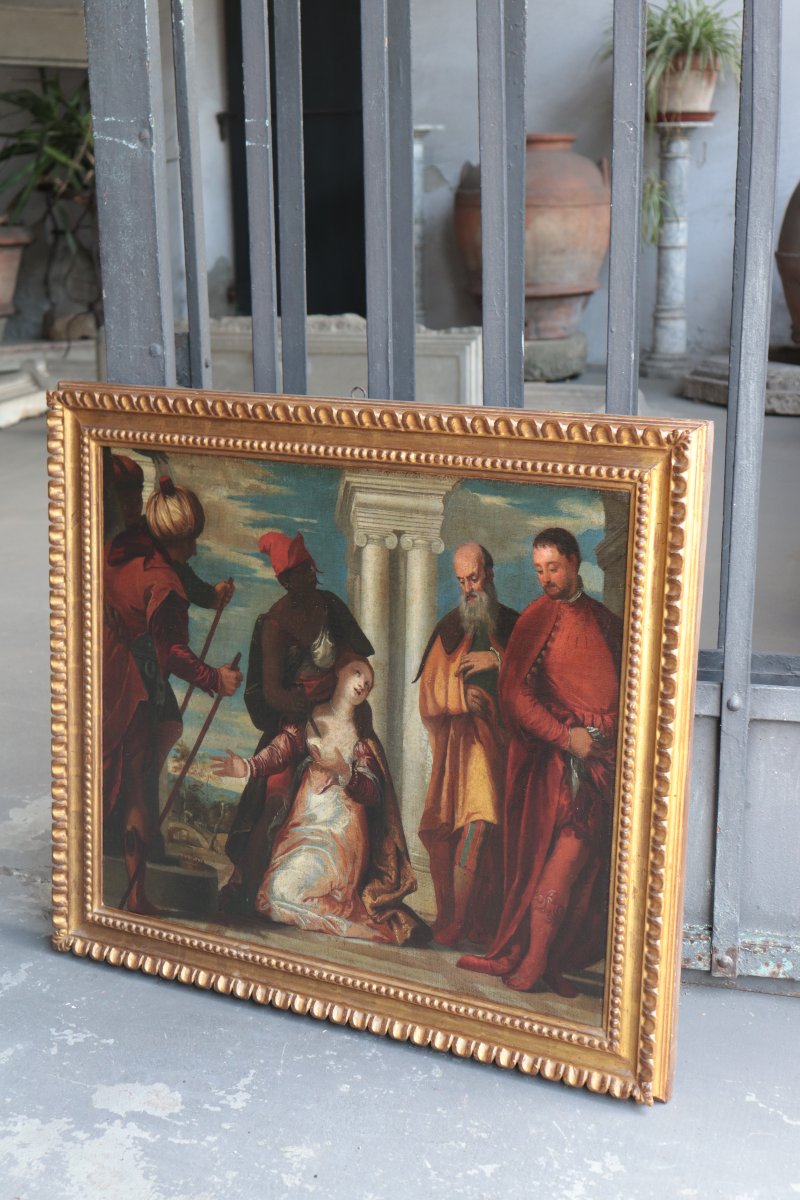 Dipinto: Martirio di Santa Giustinia,  '600-photo-3
