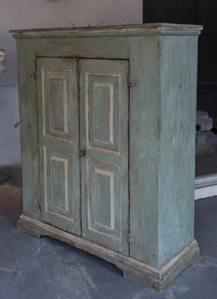 Credenza-stipo in legno laccato, Toscana, '700-photo-2