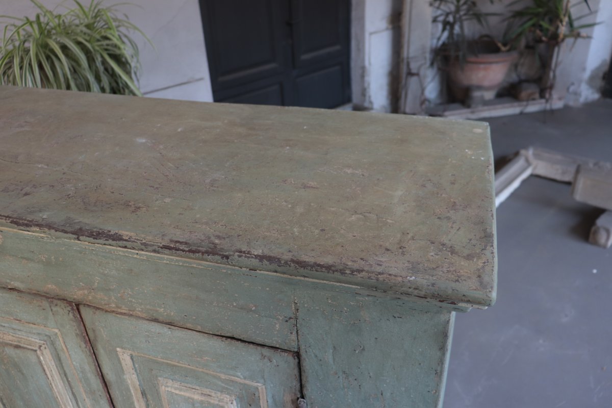 Credenza-stipo in legno laccato, Toscana, '700-photo-1