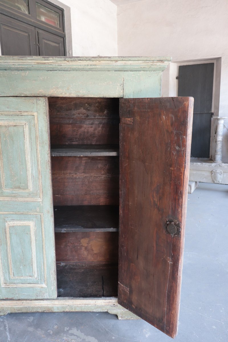 Credenza-stipo in legno laccato, Toscana, '700-photo-3