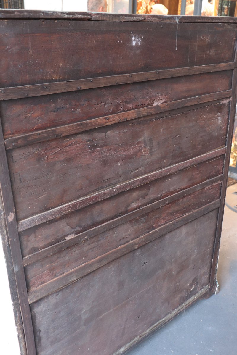 Credenza-stipo in legno laccato, Toscana, '700-photo-5