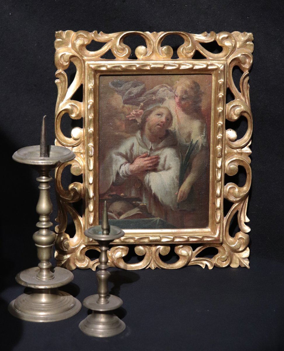 Pittore Veneto: San Matteo Evangelista, fine '600-photo-4