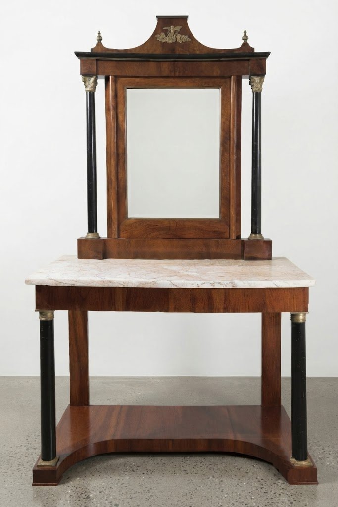 Consolle Impero con specchiera, Toscana, 1800-photo-2