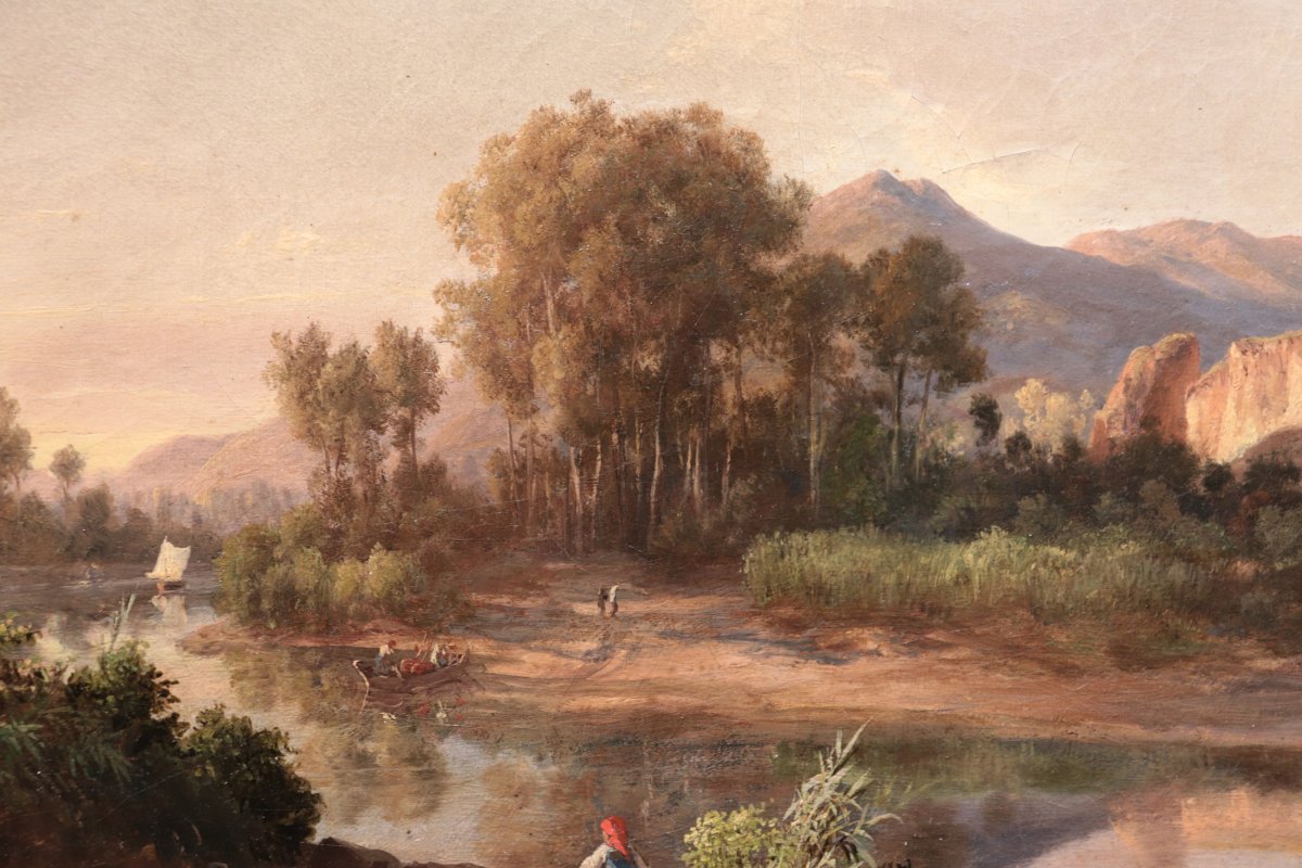 CARLO MARKO' il giovane (Budapest 1822 – Mosca 1891)- Paesaggio-photo-4