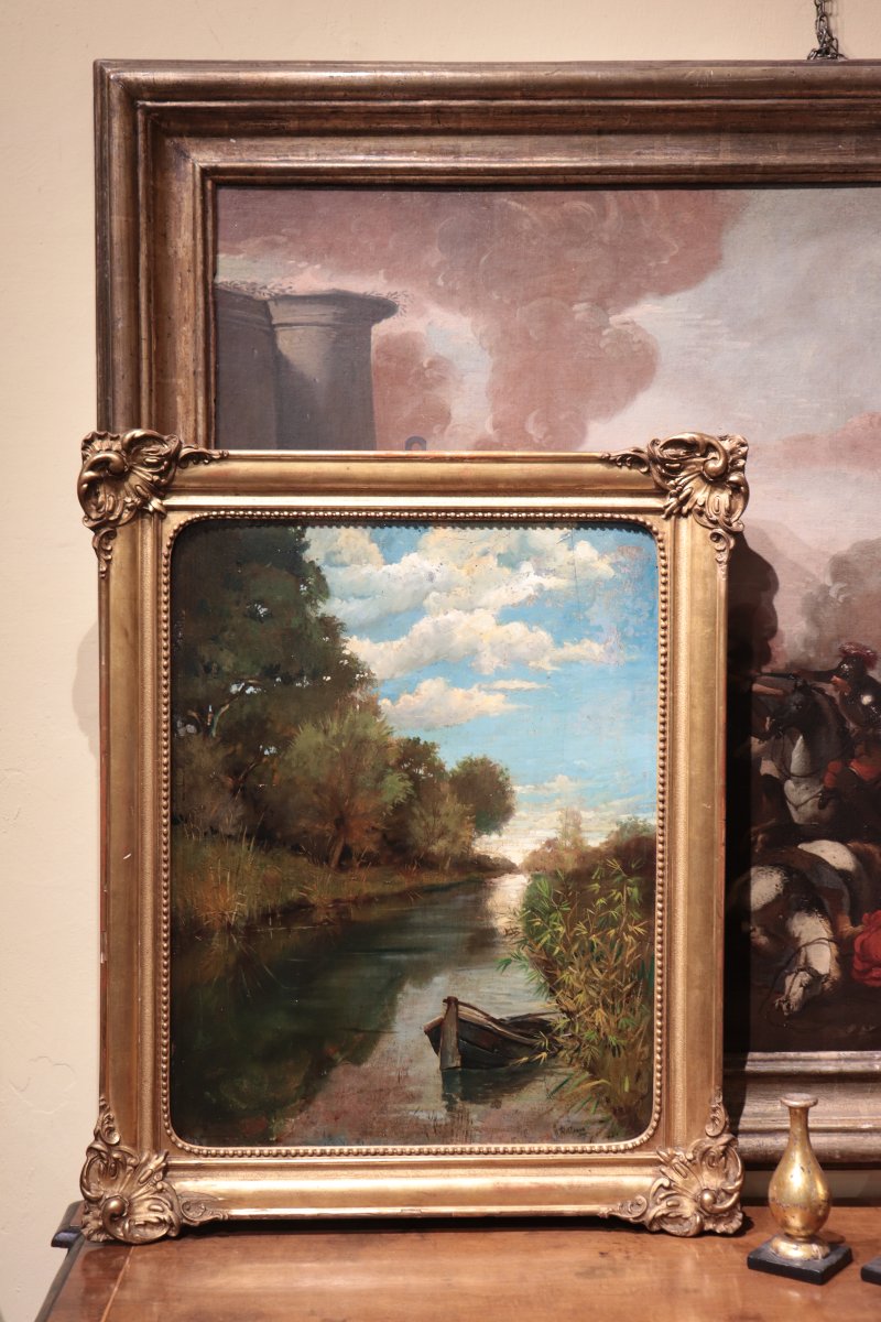  Delleani Lorenzo (Pollone, 1840 - Torino, 1908) - Paesaggio-photo-2
