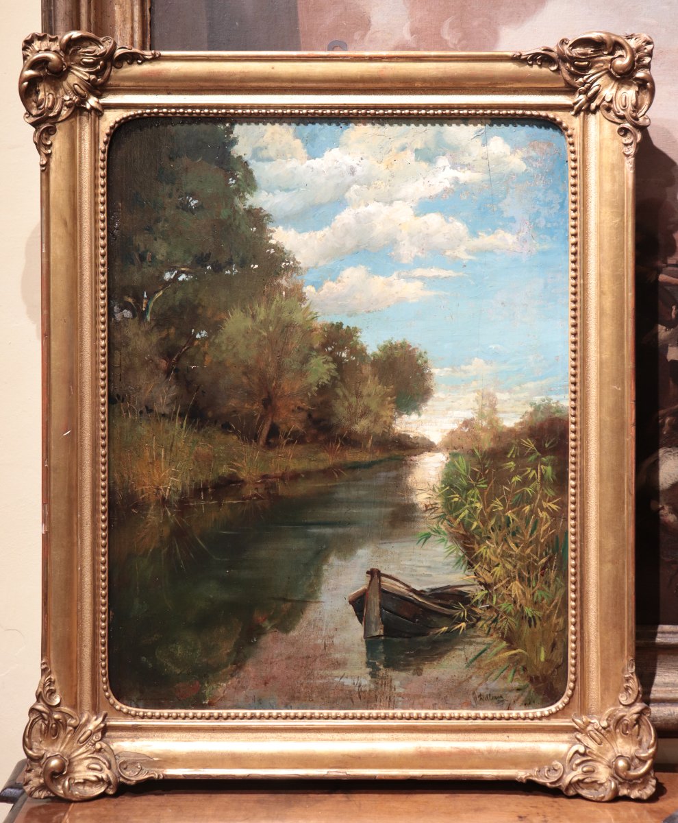  Delleani Lorenzo (Pollone, 1840 - Torino, 1908) - Paesaggio-photo-3