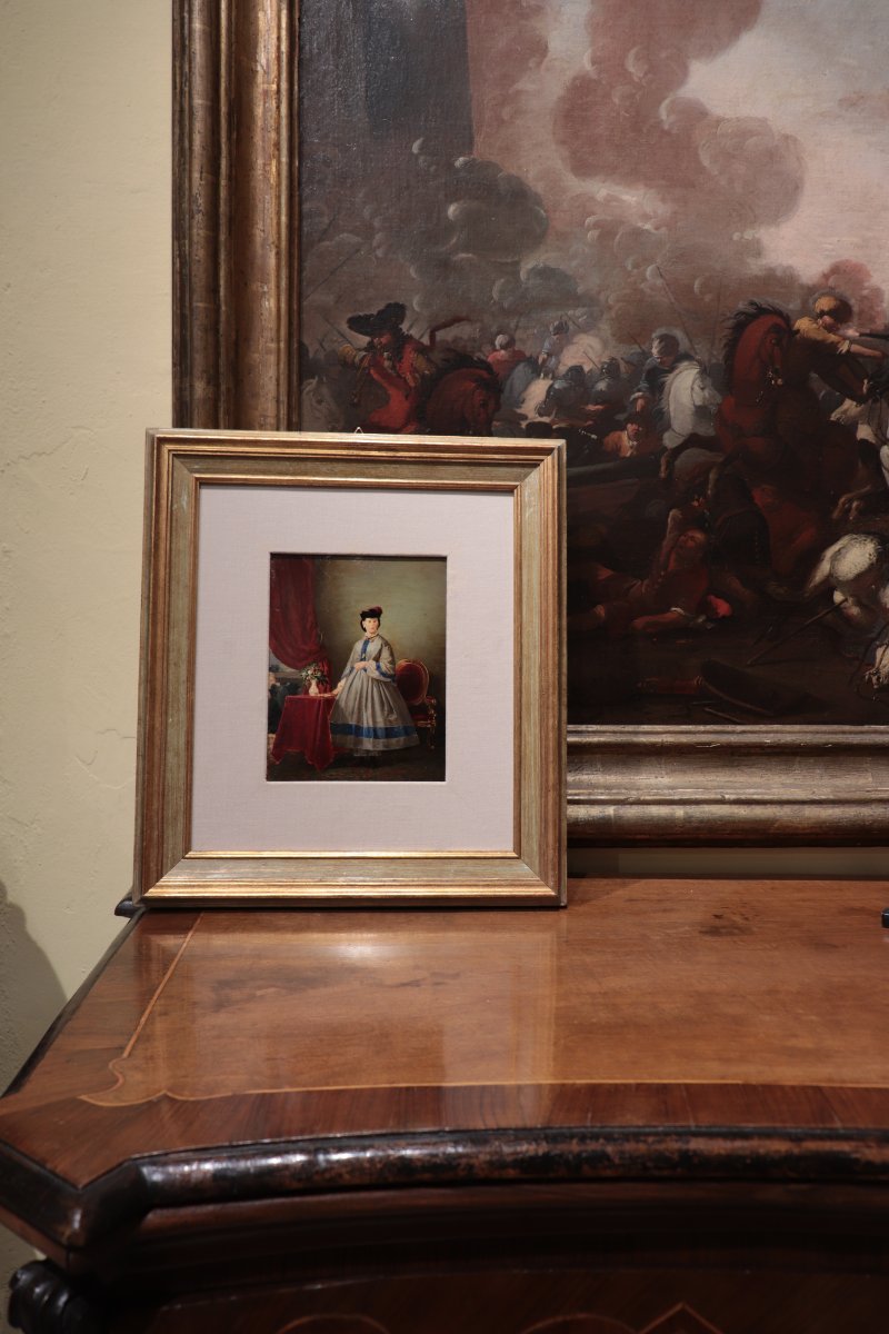 Dipinto: Ritratto di dama, 'fine 800-photo-4