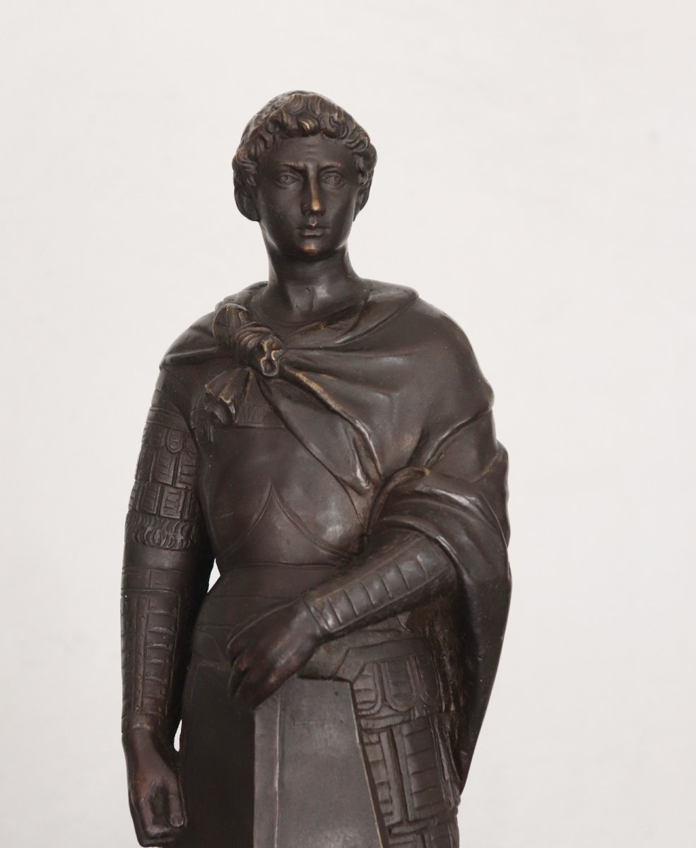 Scultura in bronzo "San Giorgio" da Donatello '900-photo-1