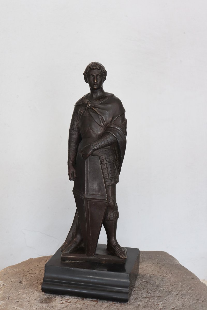 Scultura in bronzo "San Giorgio" da Donatello '900