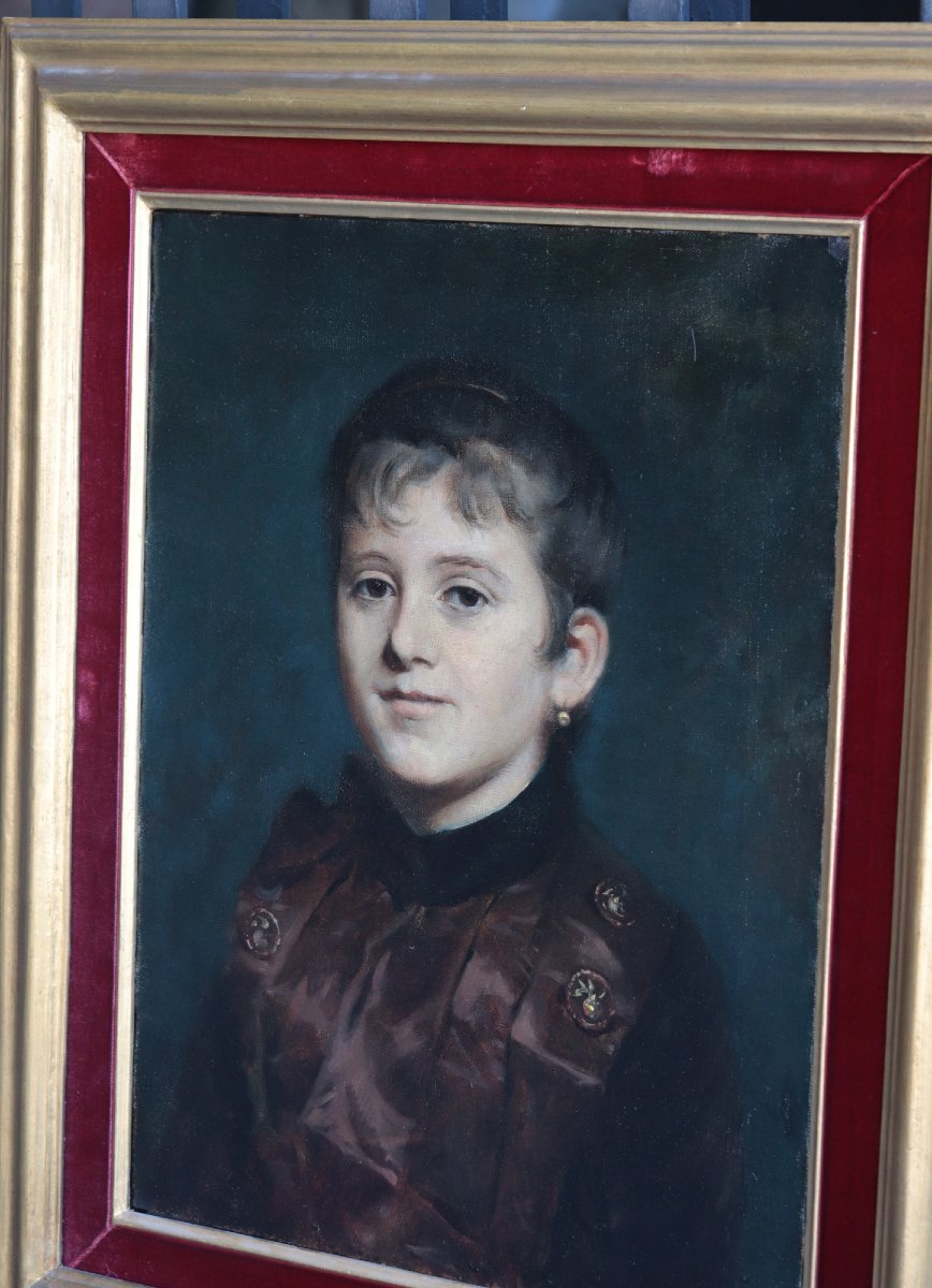 Dipinto: Ritratto di Signora, fine '800-photo-2