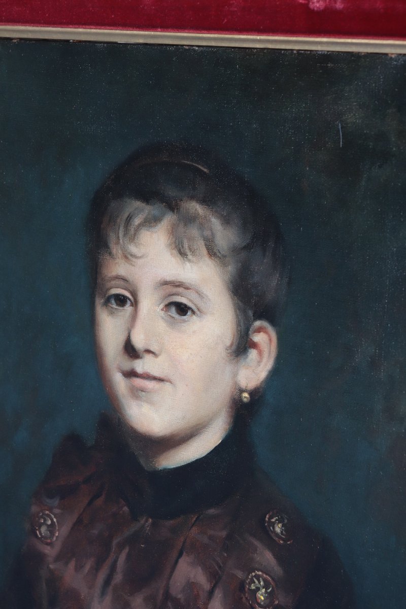 Dipinto: Ritratto di Signora, fine '800-photo-4