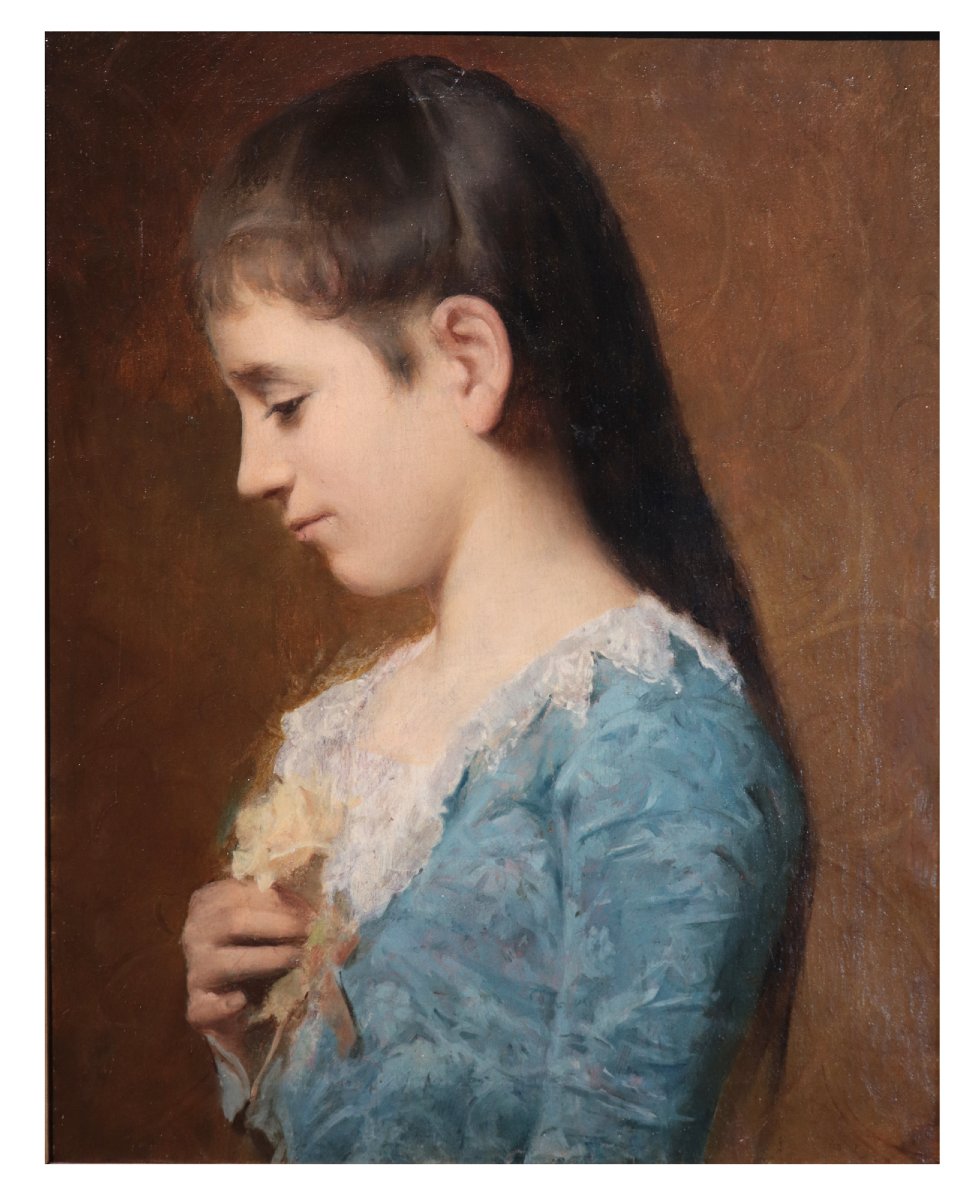 Dipinto: Ritratto di Signora, fine '800-photo-2