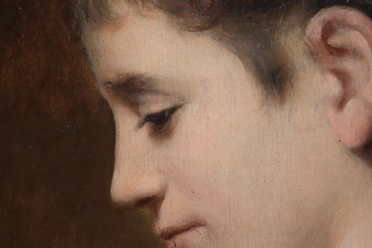 Dipinto: Ritratto di Signora, fine '800-photo-1