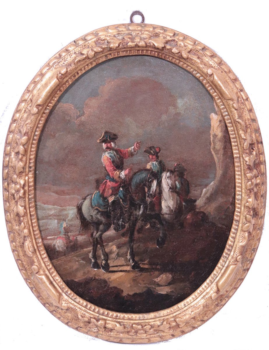 Giuseppe Zais (1709-1784) - Chevaliers Et Paysage -photo-2