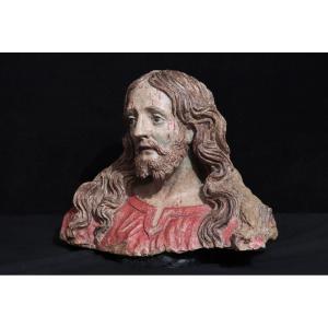 Busto di Cristo in terracotta, '500