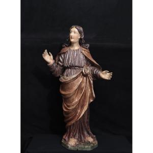 Scultura lignea : "San Giovanni", Sec. XVII