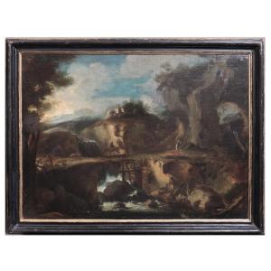  Pietro Montanini (Perugia 1626-1689) - Paesaggio