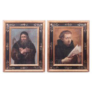 Coppia di dipinti Religiosi, Toscana, '600