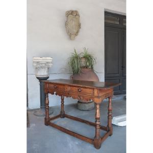 Tavolo-consolle in noce , Toscana '600
