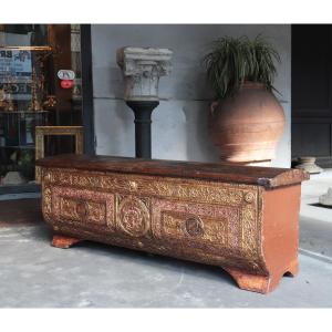 Cassone in Pastiglia, Toscana, '500