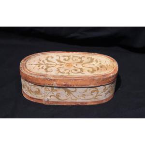 Cofanetto laccato con decori, Toscana, fine '600