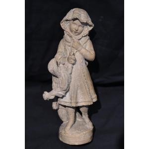 Andreini Ferdinando (Firenze 1843-1922)-Bambina