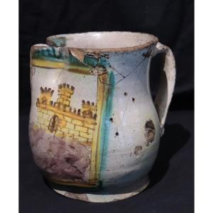 Brocca in Maiolica, '700