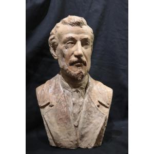 Giuseppe Di Ciolo (Lucca fine'800) - Busto terracotta