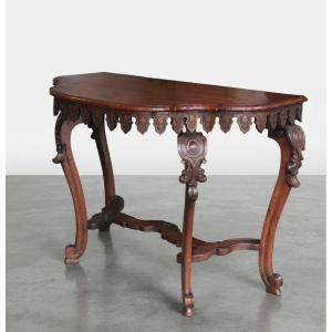 Consolle in legno di noce, Italia, '700