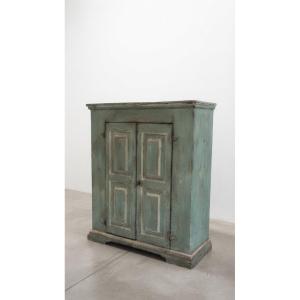 Credenza-stipo in legno laccato, Toscana, '700
