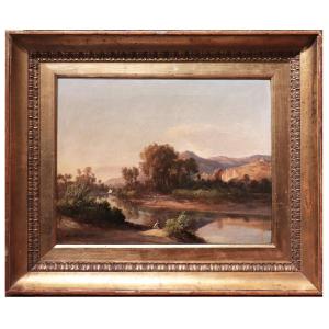 CARLO MARKO' il giovane (Budapest 1822 – Mosca 1891)- Paesaggio