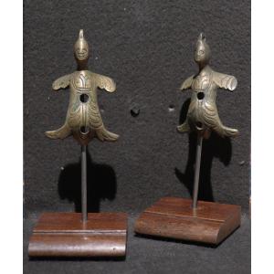 2 sculturine in Bronzo, Germania '600