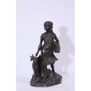 Sculpture en bronze, "Femme" 20eme siècle.