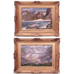 Mascarini Giuseppe (1877-1954) - Paysages De Montagne