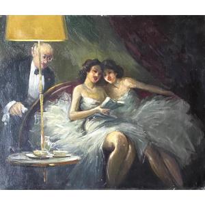 Dancers Of The Paris Opera At The Reading - Albert Emile Delluc