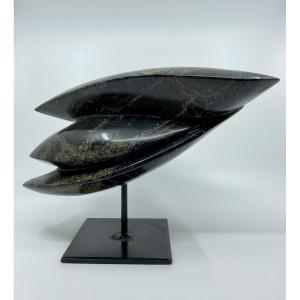 André Bonhomme Marble Sculpture Signed Below L 33 Cm X H 15 Cm X Depth 18 Cm