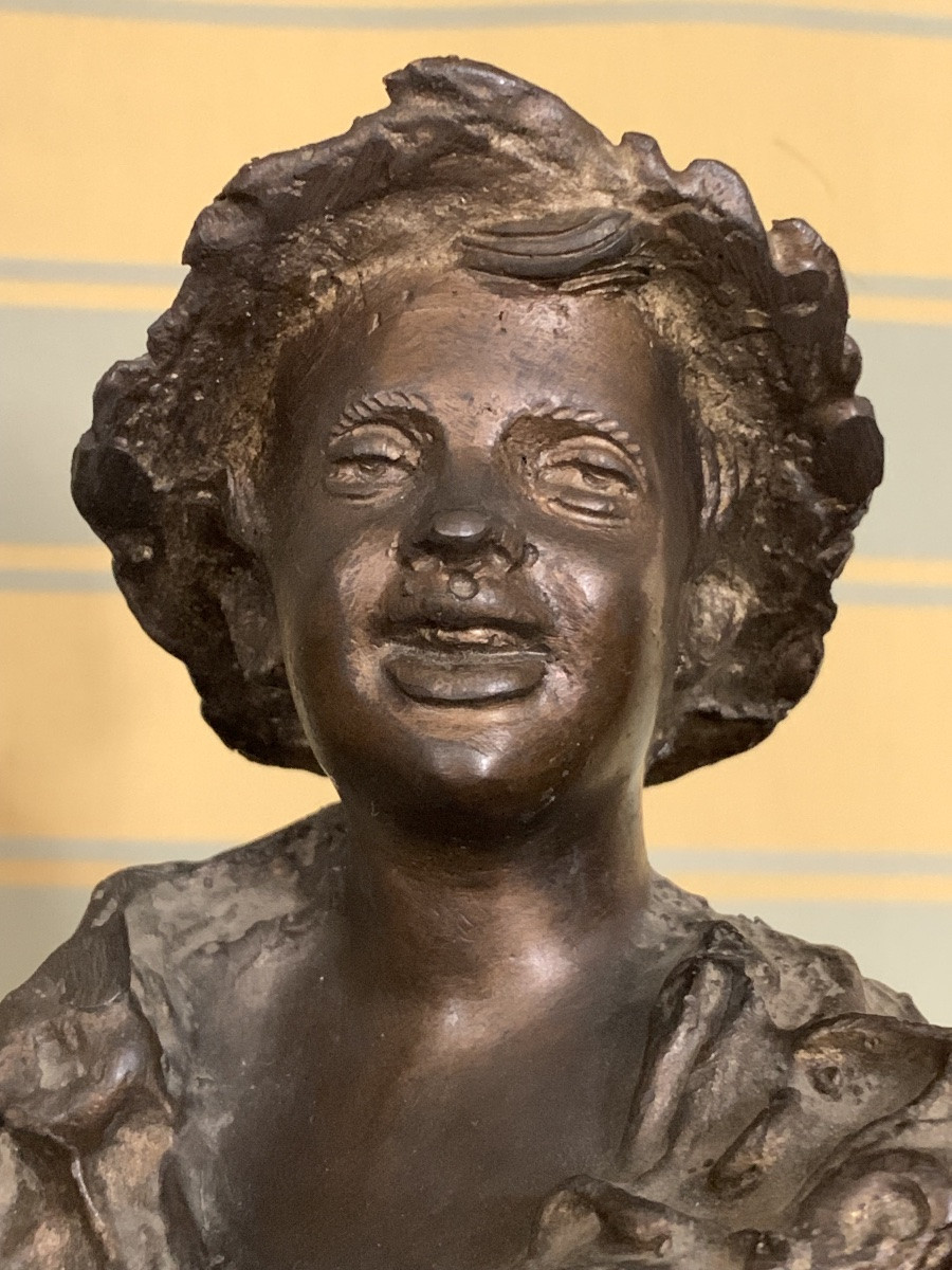 Scultura in bronzo firmata De Martino-photo-2
