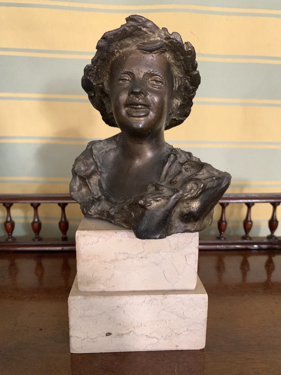 Scultura in bronzo firmata De Martino