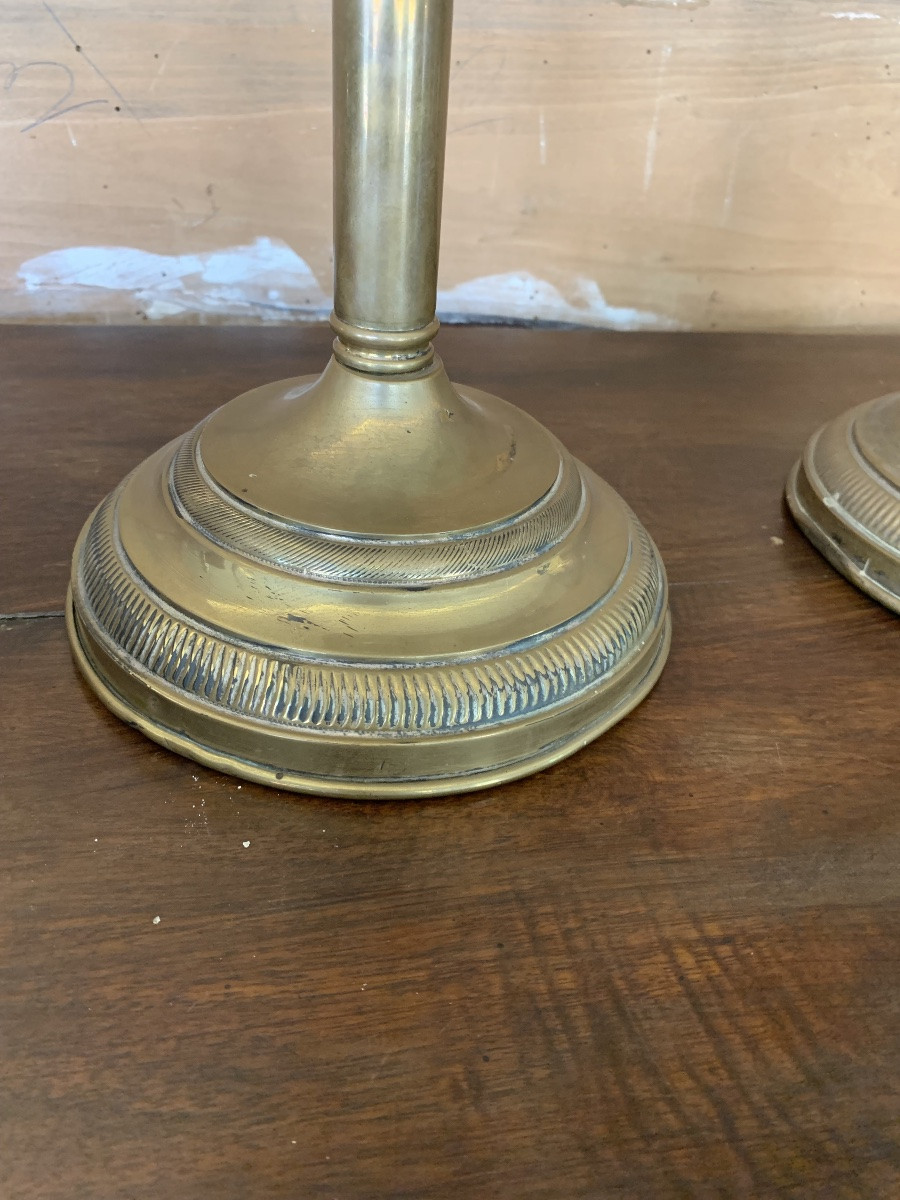 Coppia di lampade da altare, 19esimo secolo-photo-1