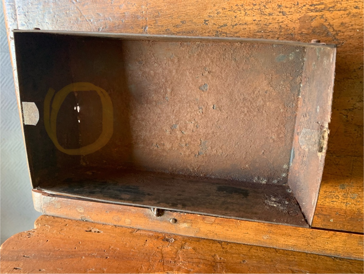 Antico scaldavivande in ottone ,19esimo secolo -photo-1
