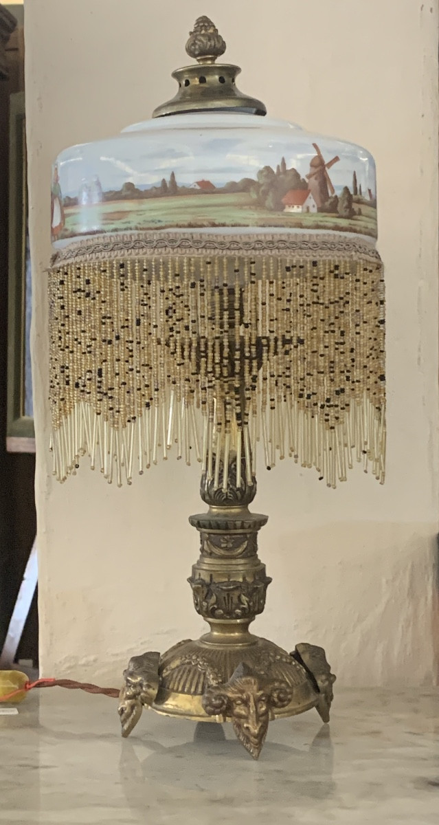 Lampada da tavolo Napoleone 3*, 19esimo secolo 
