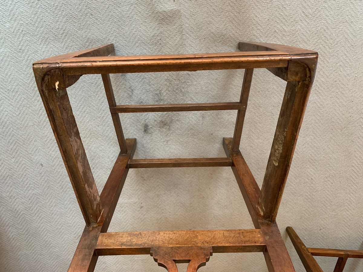 6 sedie Luigi XVI in legno di noce-photo-1