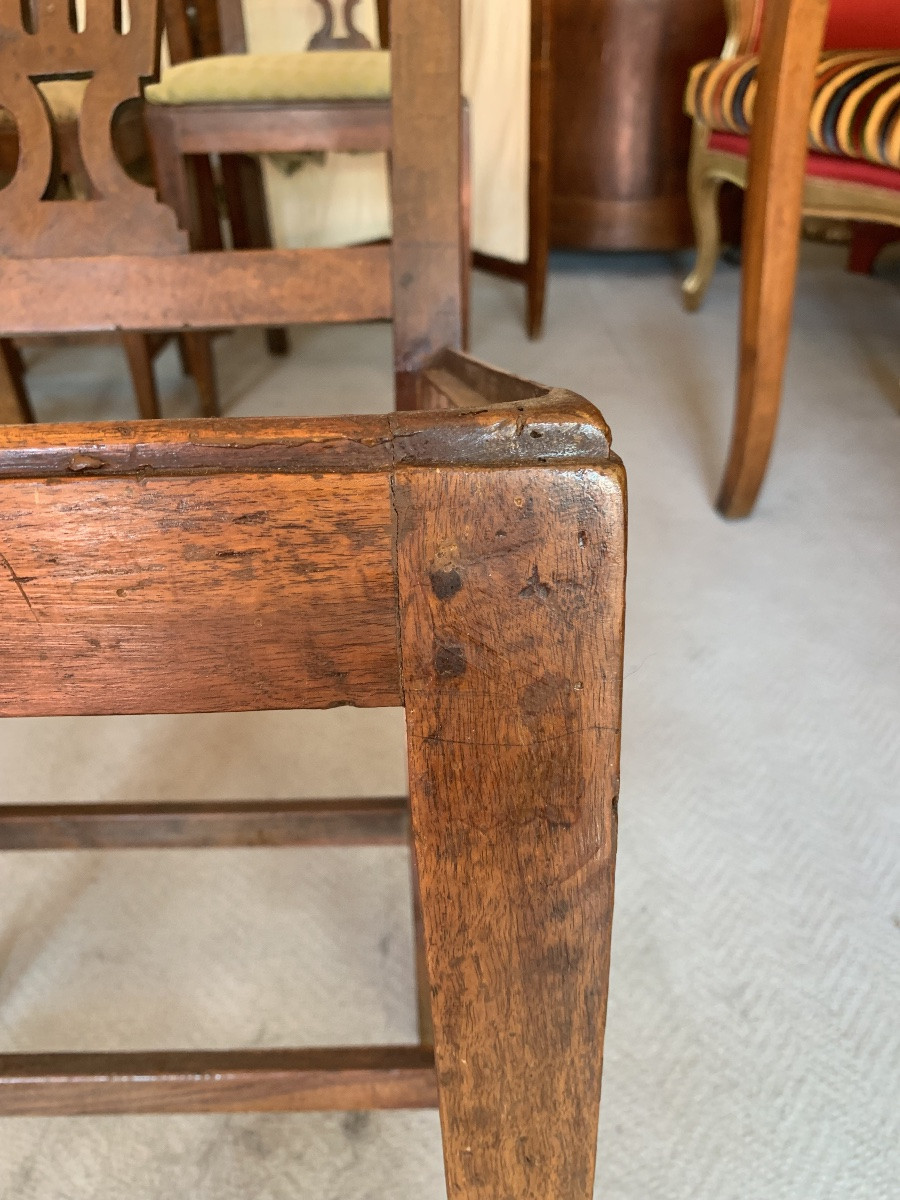 6 sedie Luigi XVI in legno di noce-photo-2