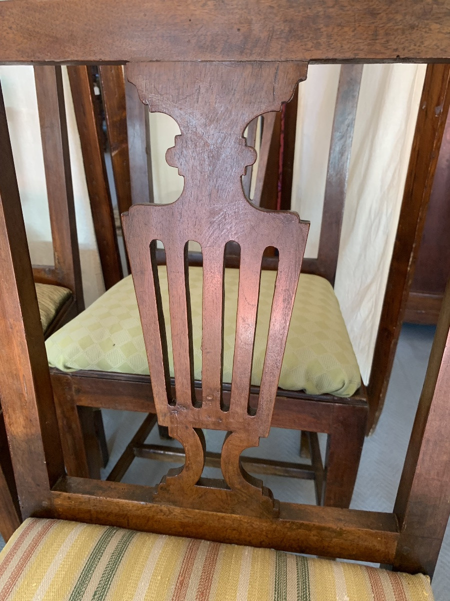 6 sedie Luigi XVI in legno di noce-photo-6