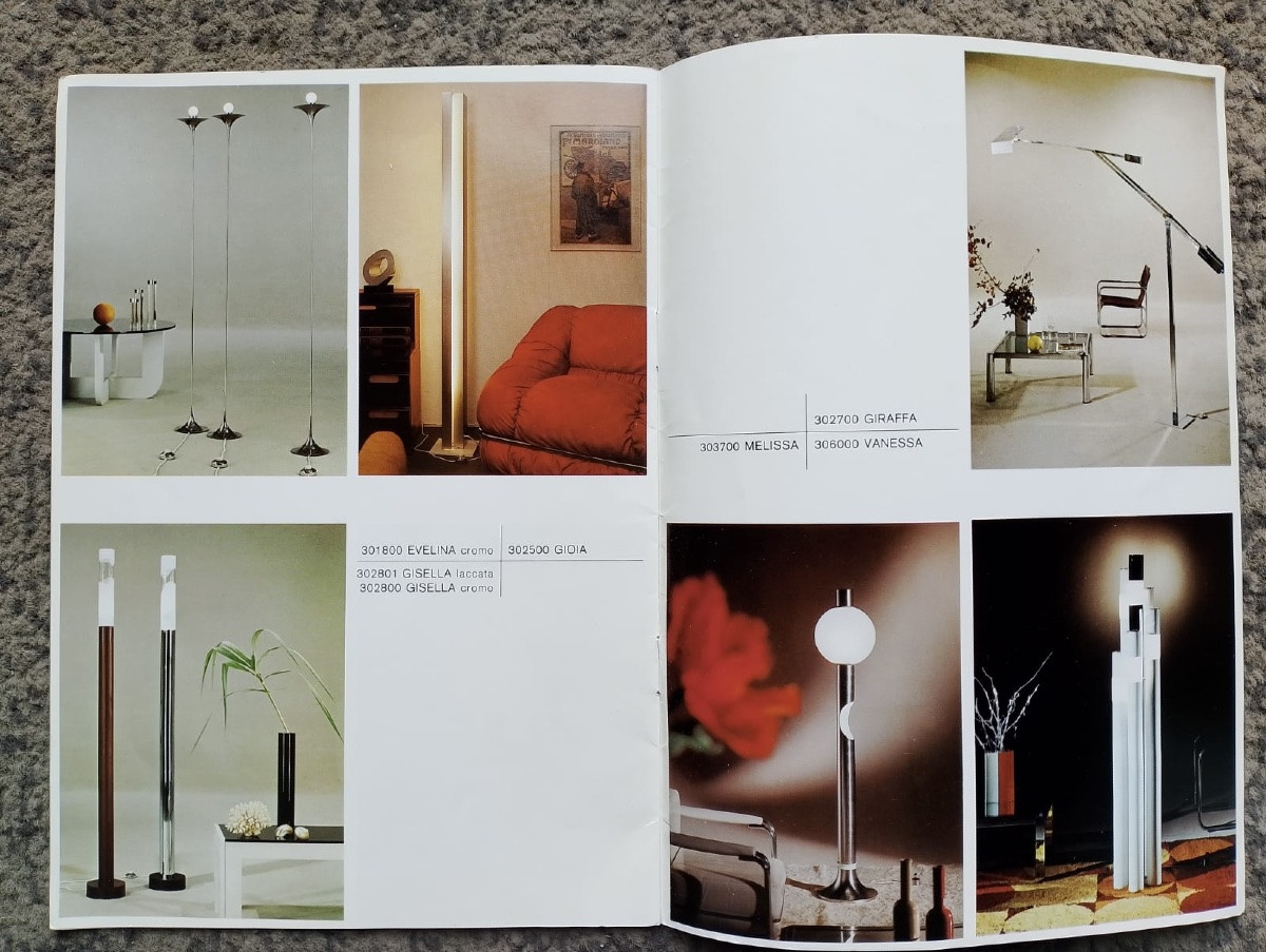 Piantana modello Gisella, Angelo Brotto per Esperia,1969-photo-2