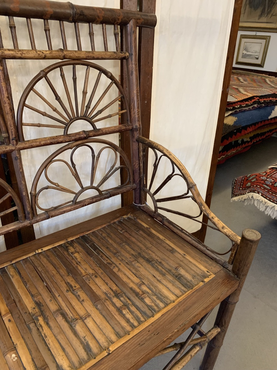 Salotto in Bambù, periodo orientalista, Venezia, seconda metà del 19esimo secolo -photo-1
